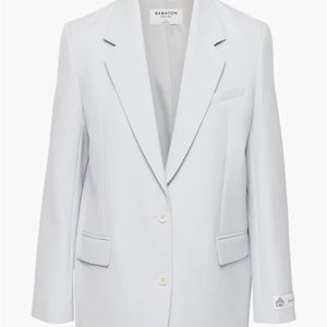 Aritzia Babaton Agency Blazer in Cement Blue
